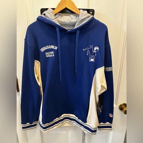 NFL Other - Blue and white Indianapolis Colts Embroidered NFL Team Hoodie